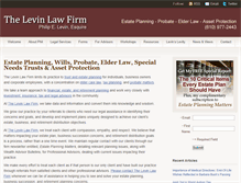 Tablet Screenshot of levinlawyer.com